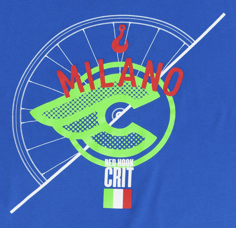 Red Hook Crit - Cinelli T-Shirt, Milano no.3 detail